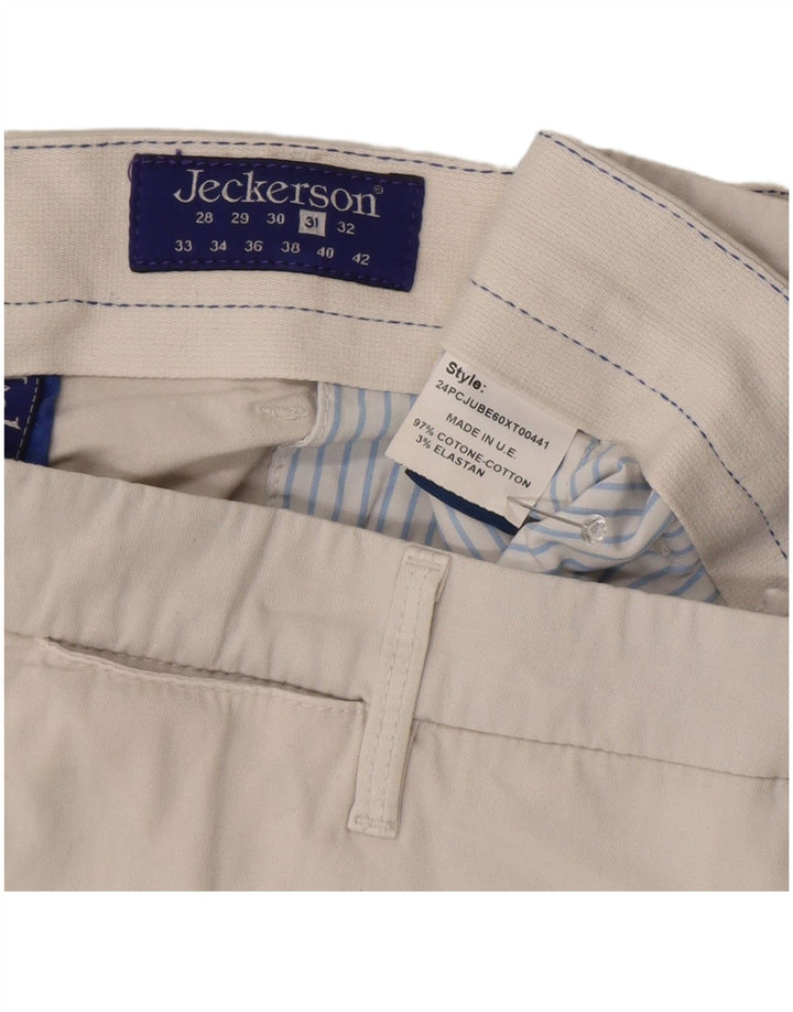 Jeckerson Short Chino Femme W31 Coton Beige Moyen