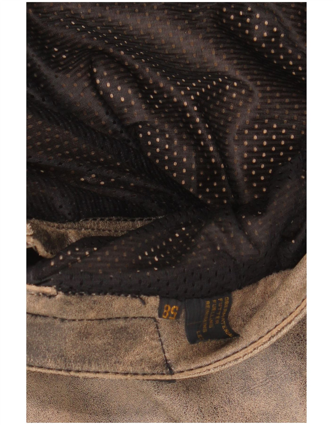 MODEKA Pantalon motard pour homme Taille 58 3XL W36 L31 Gris Tie Dye Cuir