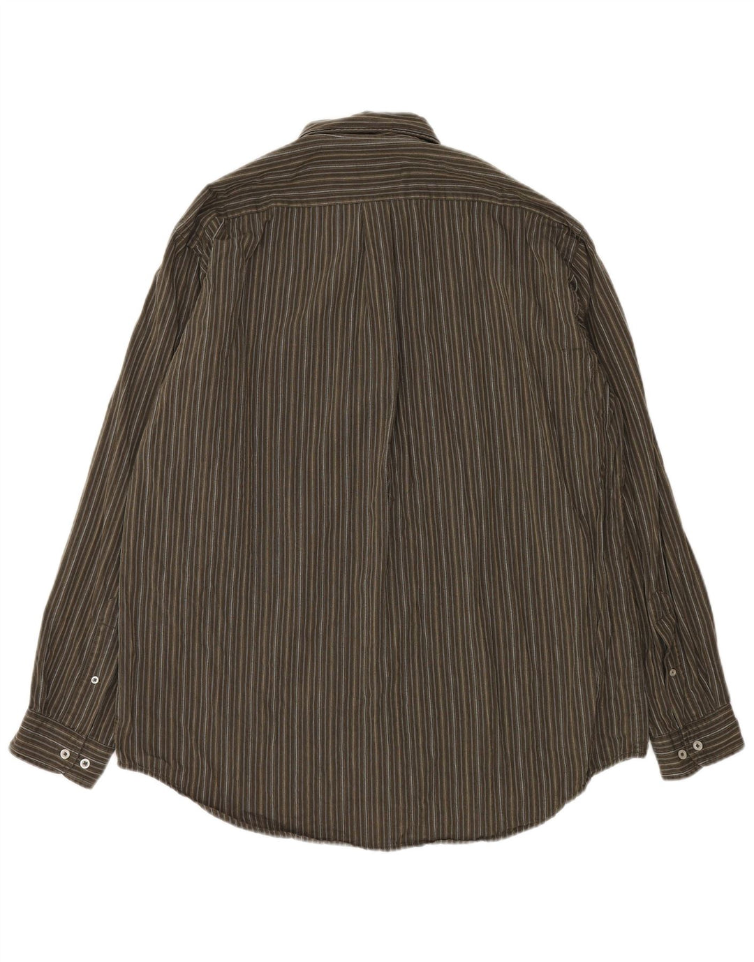 Marlboro Classics Chemise Homme 2XL Coton Rayé Kaki