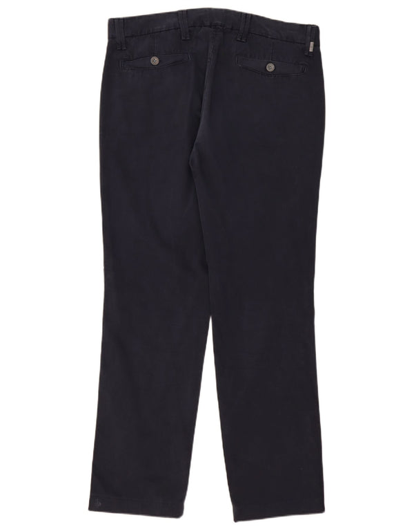 Liu Jo Pantalon Chino Regular Homme W36 L31 Bleu Marine Coton