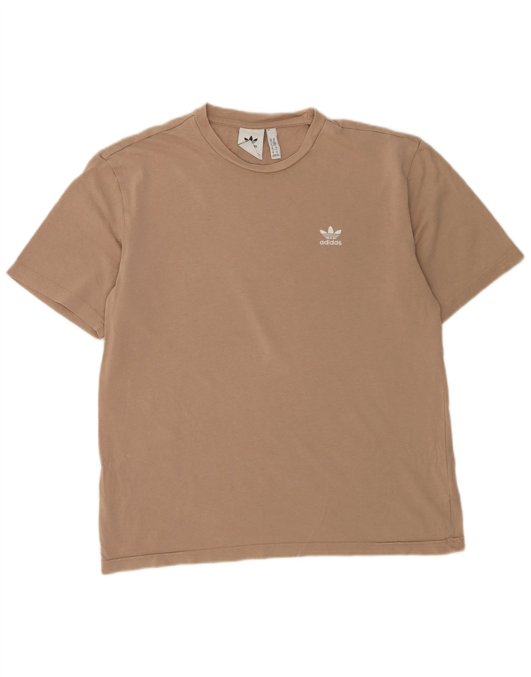 Adidas T-shirt graphique pour homme en coton beige moyen