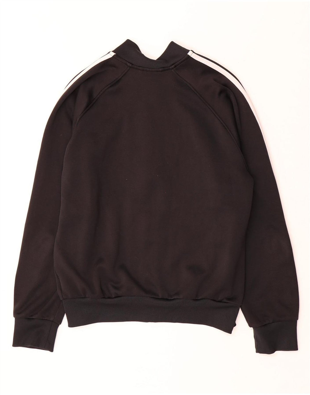 ADIDAS Veste de survêtement pour femme UK 14 Coton noir moyen