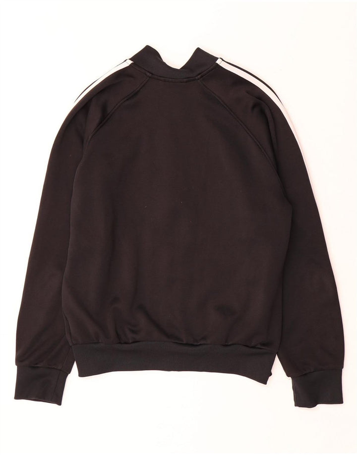 ADIDAS Veste de survêtement pour femme UK 14 Coton noir moyen