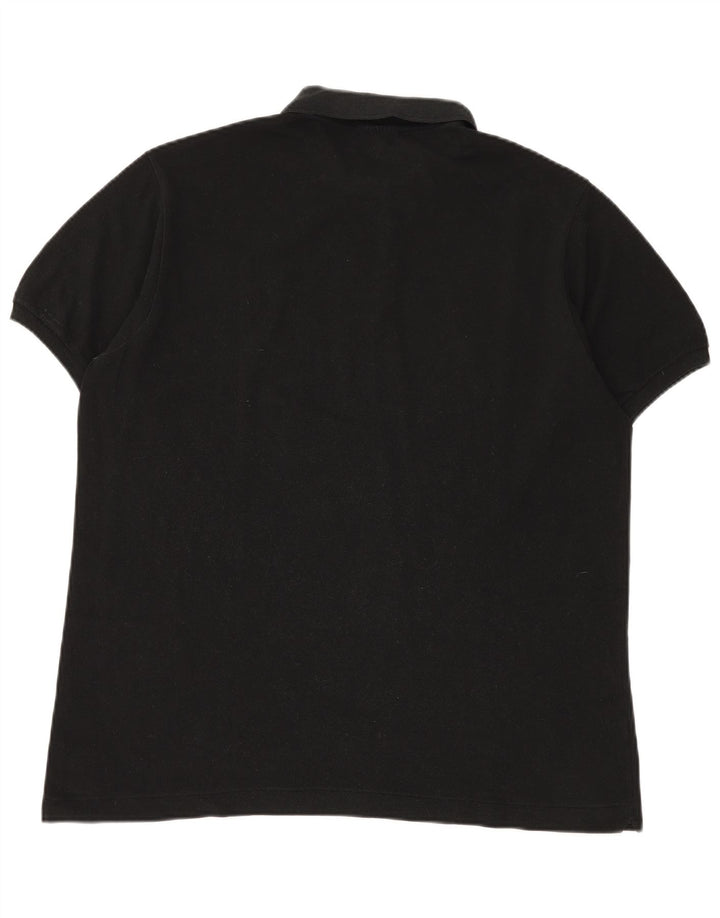 LACOSTE Polo Homme Taille 6 XL Coton Noir
