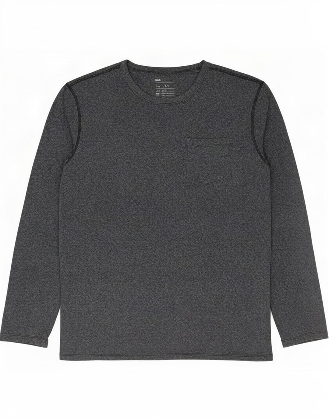 Gap Haut Homme Manches Longues Petit Gris Moucheté Coton