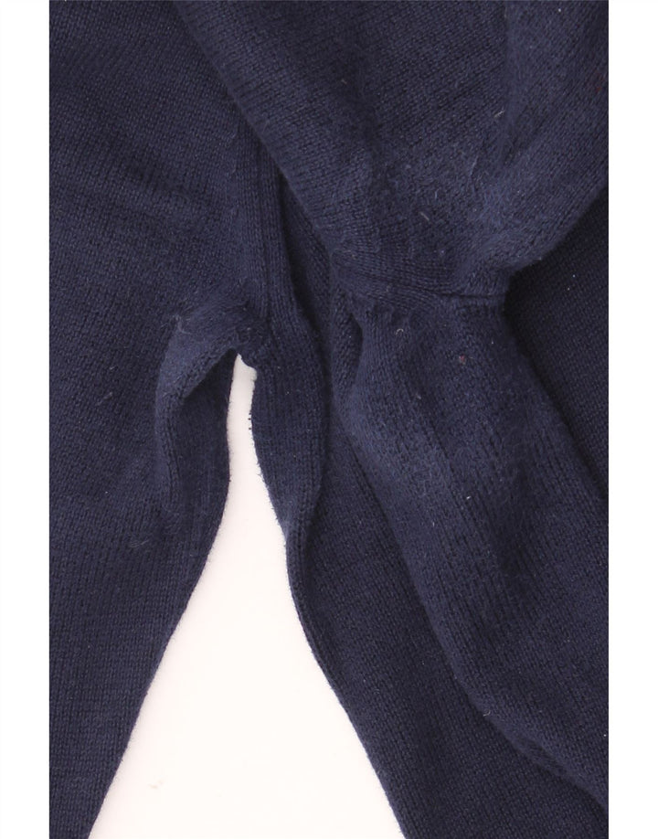Marks & Spencer Pull à col rond pour homme en coton bleu marine Taille L