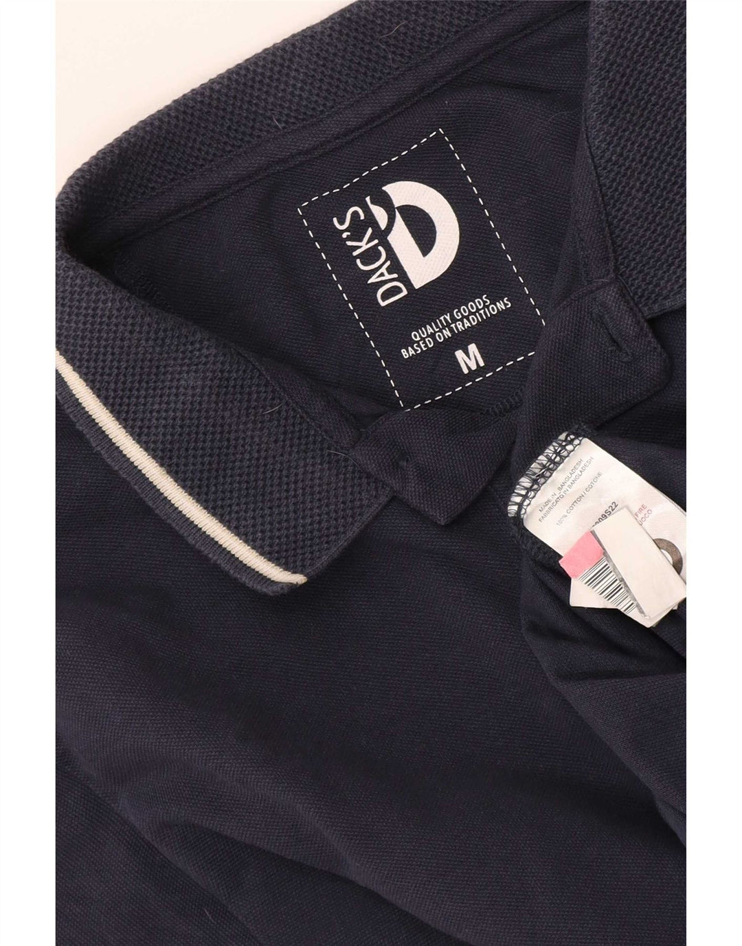 Dack's Polo Homme Bleu Marine Moyen Coton