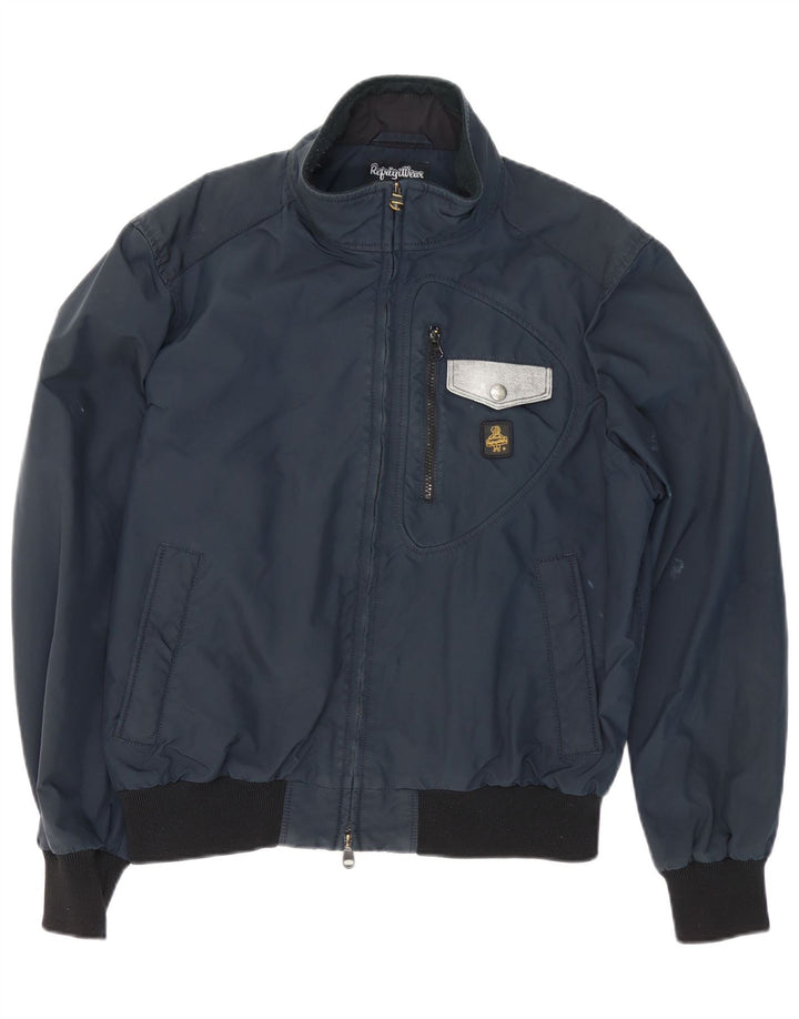 Refrigiwear Veste Bomber Homme UK 44 2XL Bleu Marine Nylon