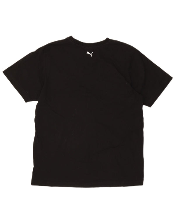 PUMA T-Shirt Graphique Garçon 15-16 ans Noir