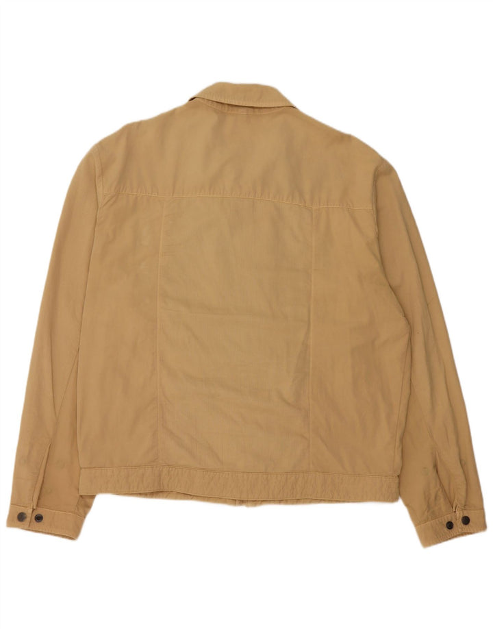 Trussardi Blouson Bomber Homme IT 54 2XL Beige Coton