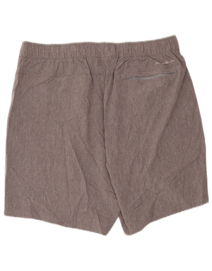 Eddie Bauer Short de sport pour homme XL Gris Polyester