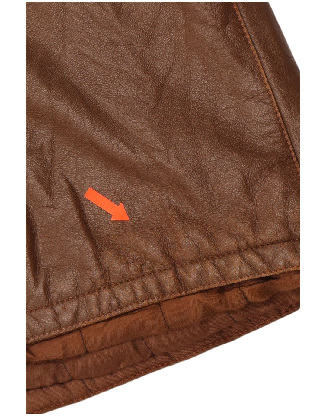 VINTAGE Veste en cuir homme IT 52 XL Marron