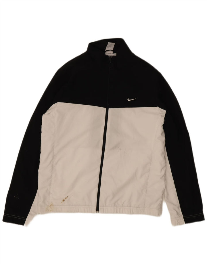 Nike Veste de survêtement pour homme Noir moyen Polyester colour block