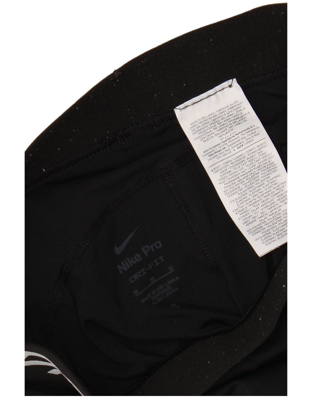 Nike Legging graphique pour femme UK 44 Polyester noir moyen