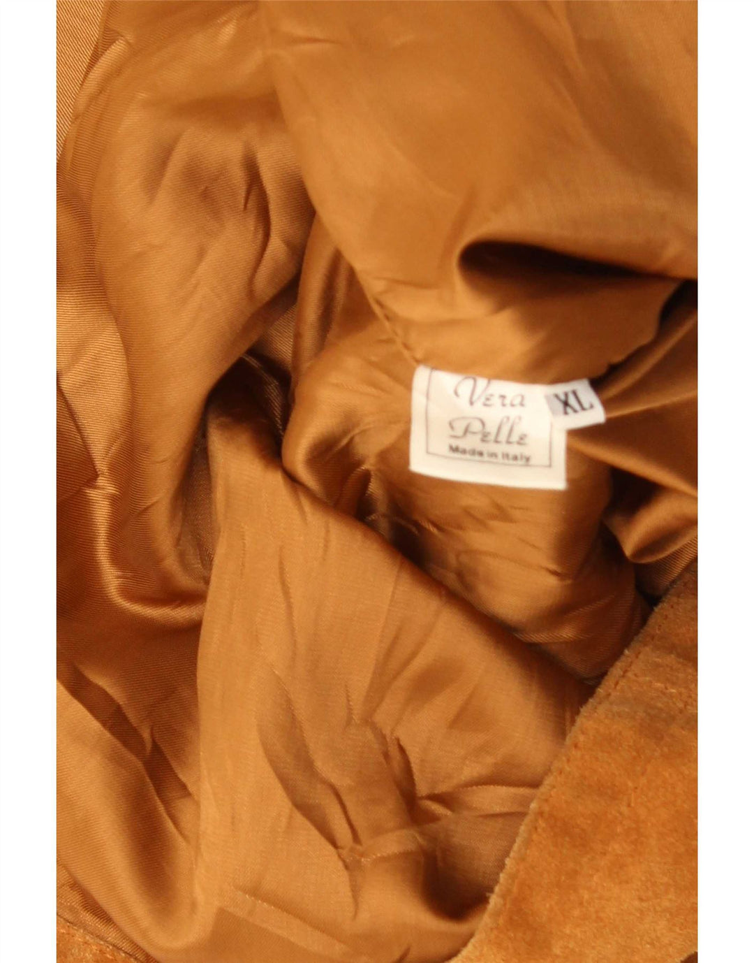 veste en daim homme vintage UK 42 XL Cuir Beige