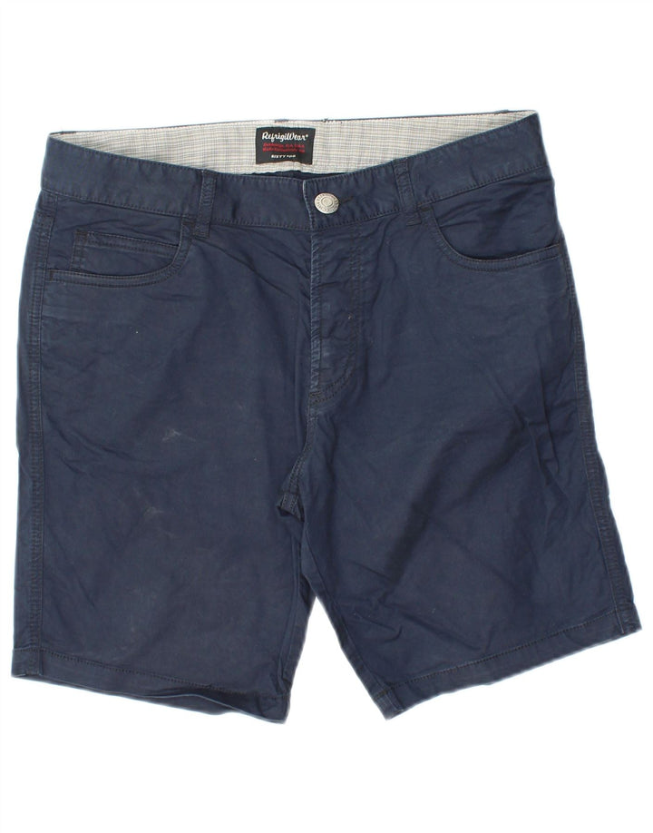 REFRIGIWEAR Short décontracté pour homme W32 en coton bleu marine moyen