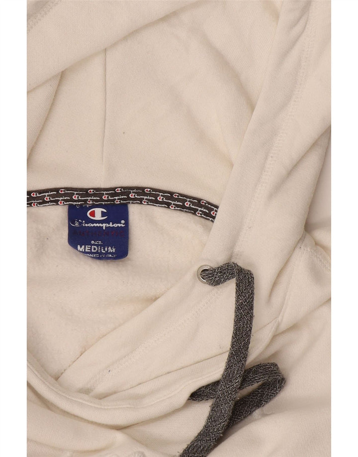 Champion Pull à capuche graphique pour femme UK 12 Blanc moyen