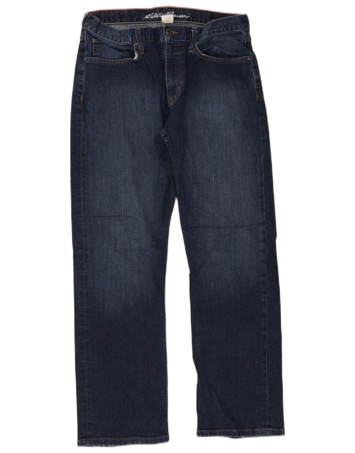 Eddie Bauer Jean droit homme W32 L30 bleu coton