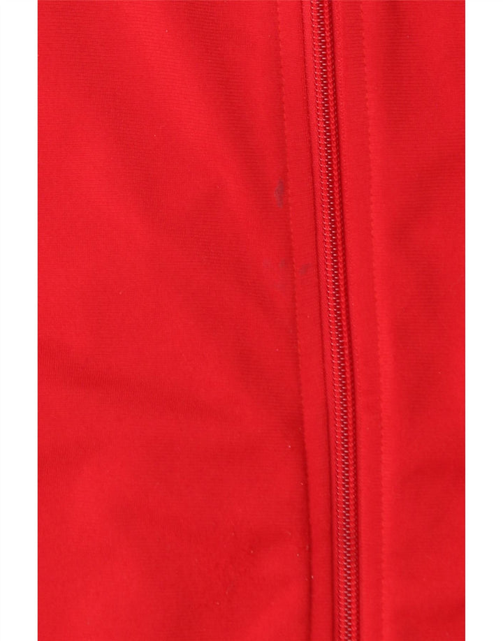 Adidas Veste de survêtement pour homme Rouge moyen Polyester