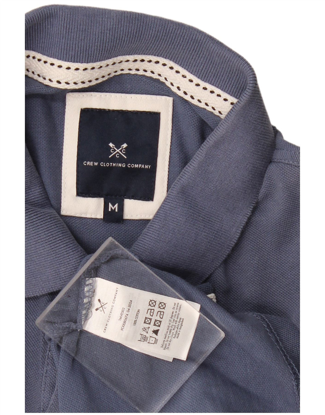 Crew Clothing Polo Homme Bleu Marine Moyen Coton