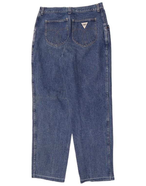 Jeans fuselés vintage pour hommes W33 L31 Coton bleu