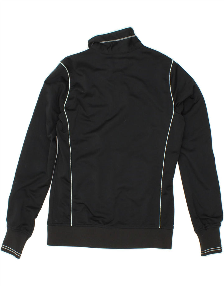 CHAMPION Womens Heritage Fit Tracksuit Top Jacket UK 10 Small Black Vintage Champion and Second-Hand Champion from Messina Hembry 