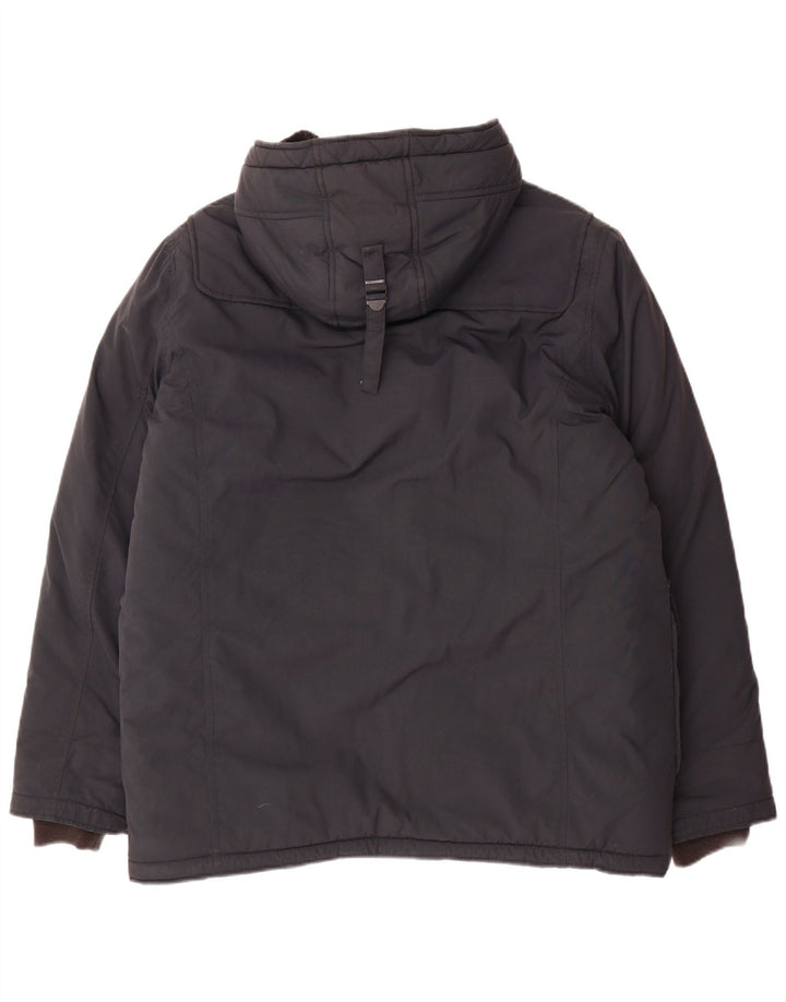 Schott Veste de sport à capuche pour homme UK 40 Large Bleu marine