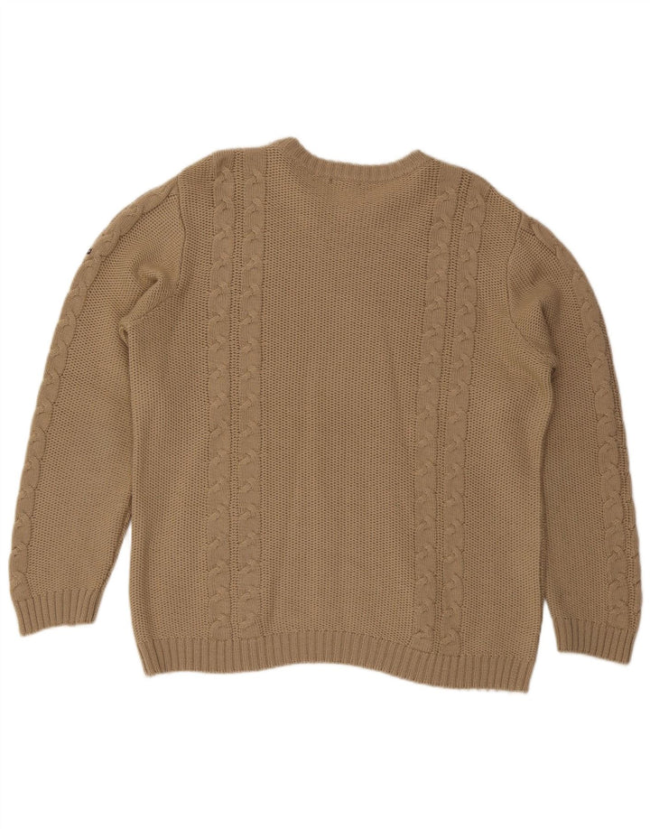 Canadiens Pull col bateau homme XL laine beige
