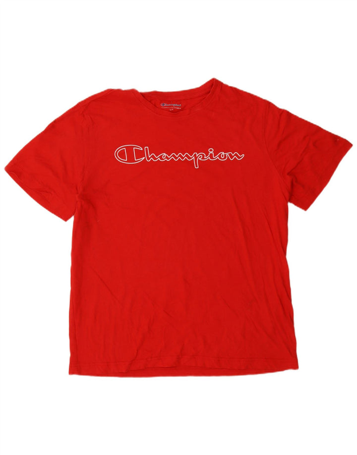 Champion T-Shirt Graphique Homme Grand Rouge Coton