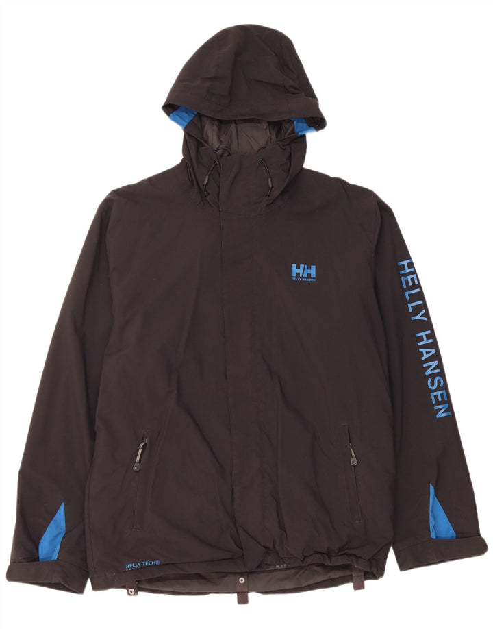 Helly Hansen Veste coupe-vent graphique pour hommes UK 38 Medium Black Colourblock
