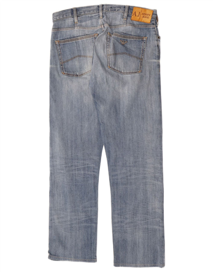 Armani Jean droit homme W32 L28 bleu coton