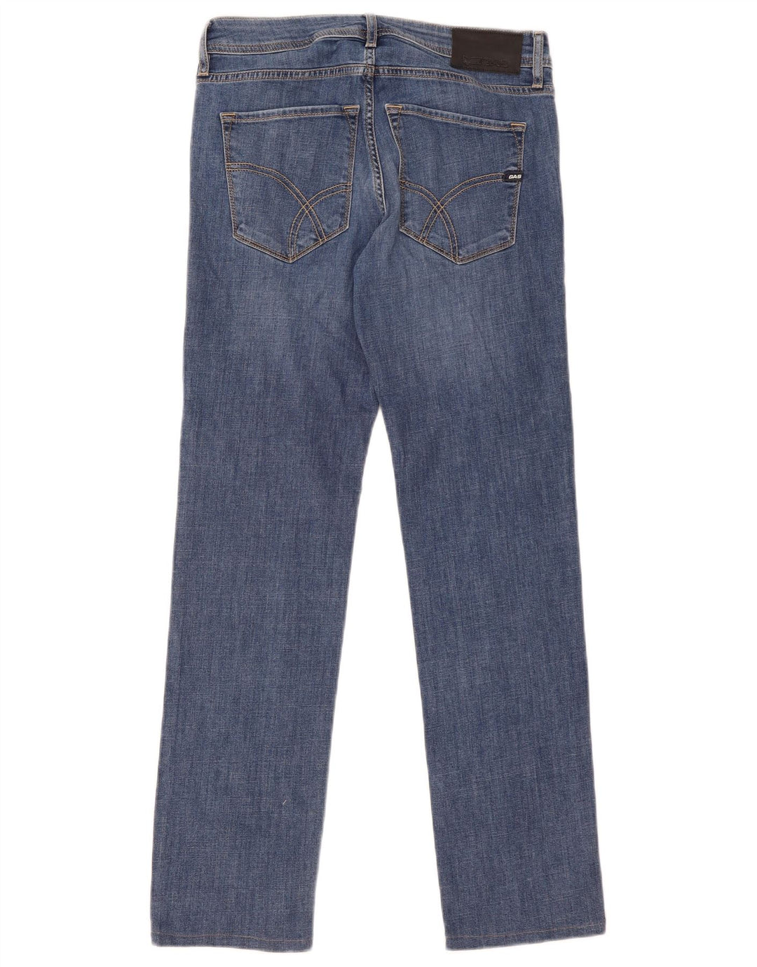 Gas Jean Slim Femme W30 L30 Bleu Coton