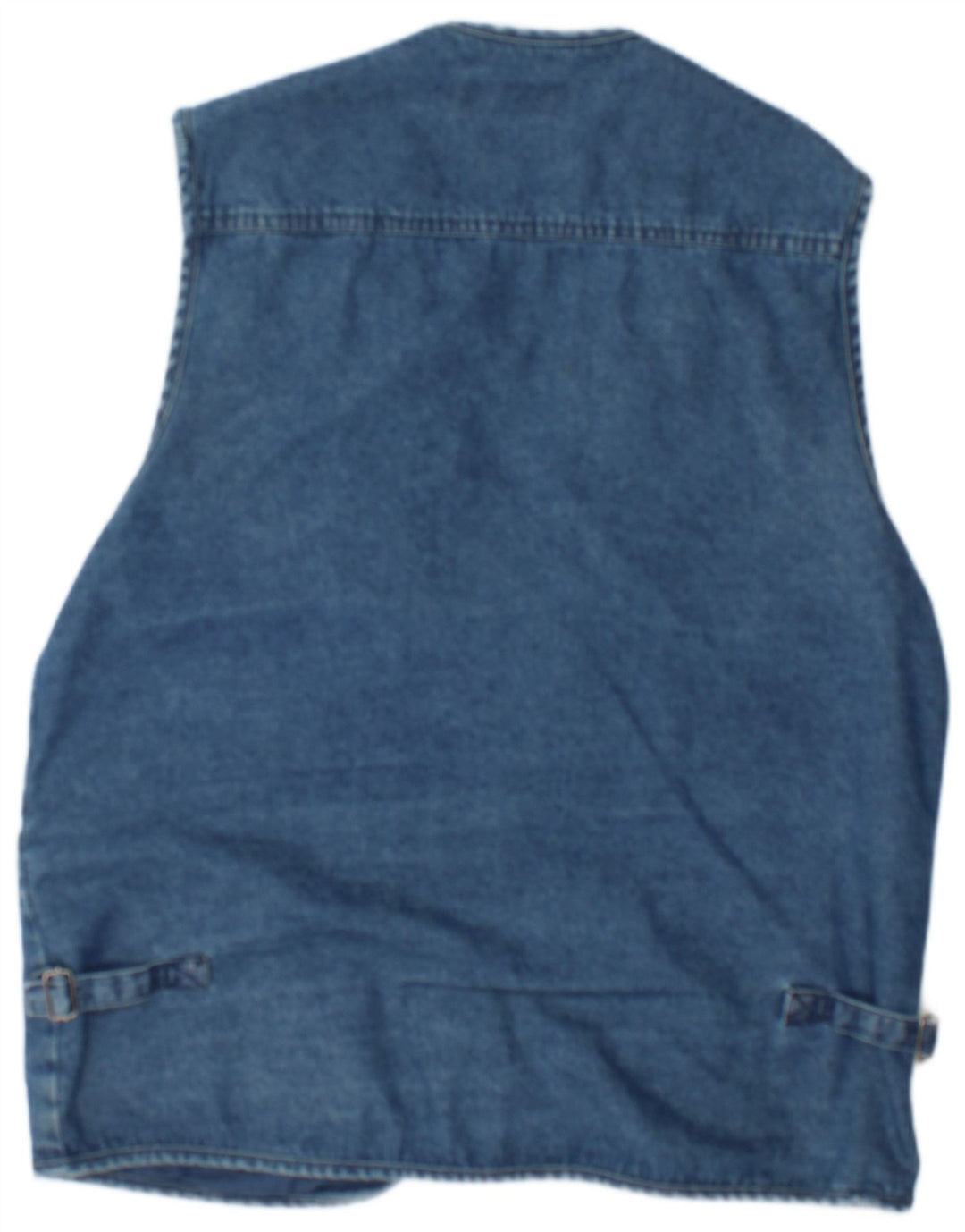 Olympia Gilet utilitaire en denim pour homme UK 38 Bleu moyen Coton