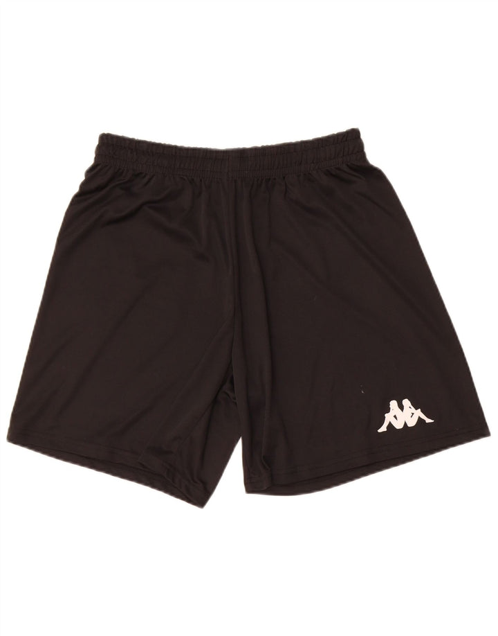 Kappa Short de Sport Homme Noir Moyen