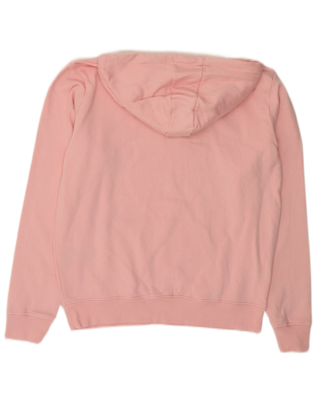 ELLESSE Pull à capuche pour femme UK 12 en coton rose moyen