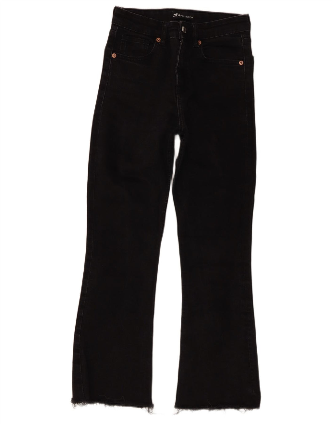 Zara Jean évasé pour femme EU 36 XS W26 L25 Noir