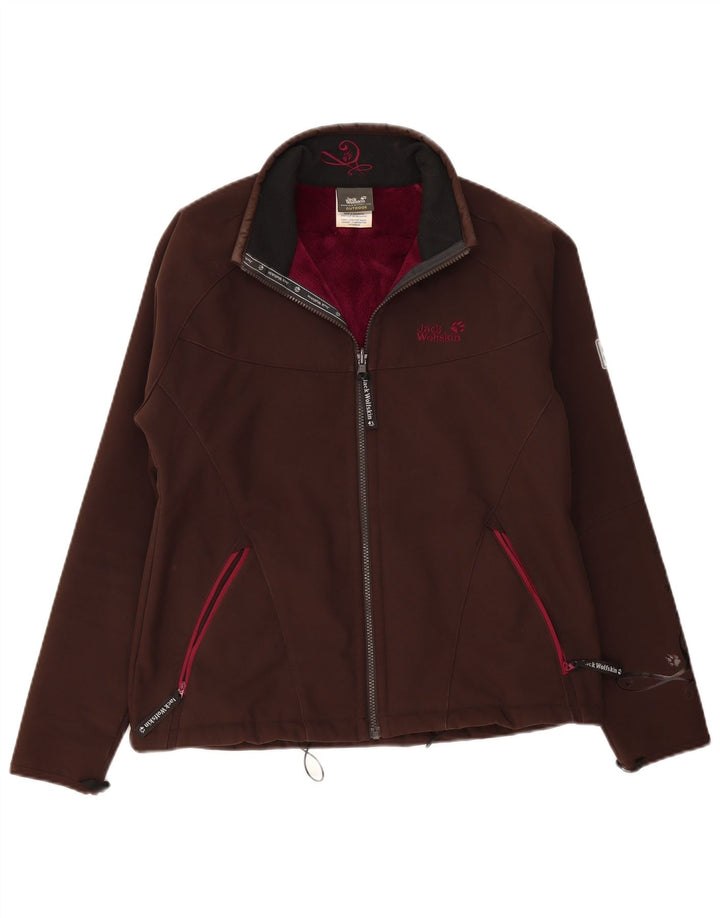 Jack Wolfskin Veste coupe-vent Liner pour femme UK 16 Large Marron Polyester