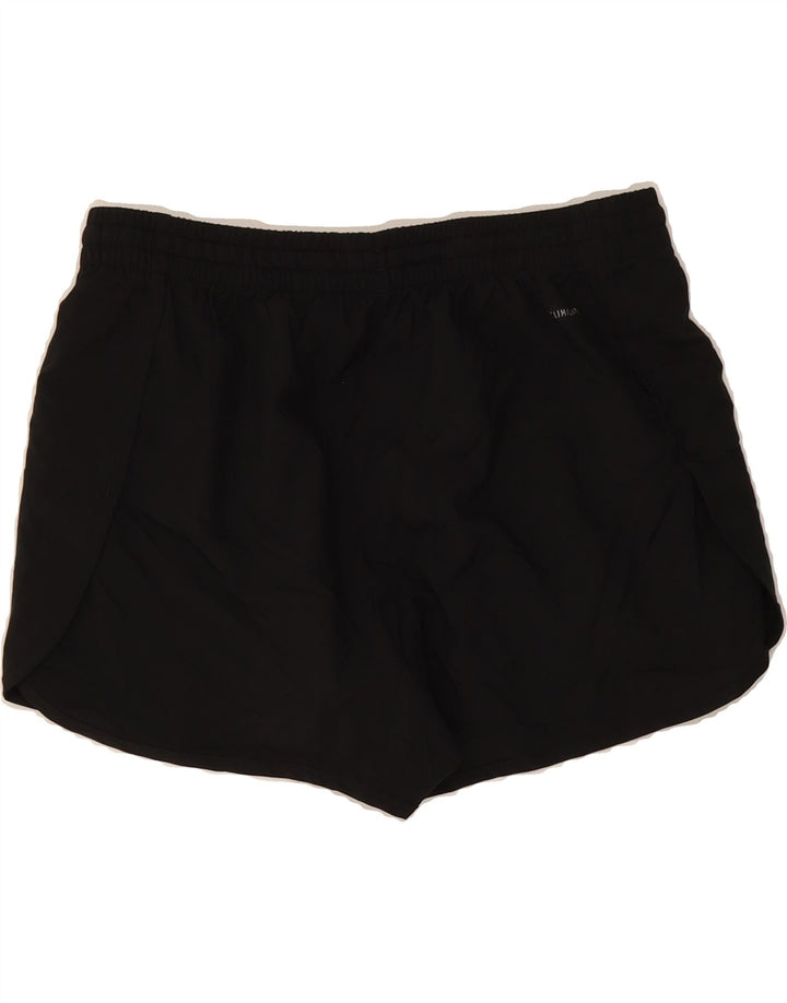 ADIDAS Womens Climalite Sport Shorts UK 12/14 Medium  Black Polyester Vintage Adidas and Second-Hand Adidas from Messina Hembry 