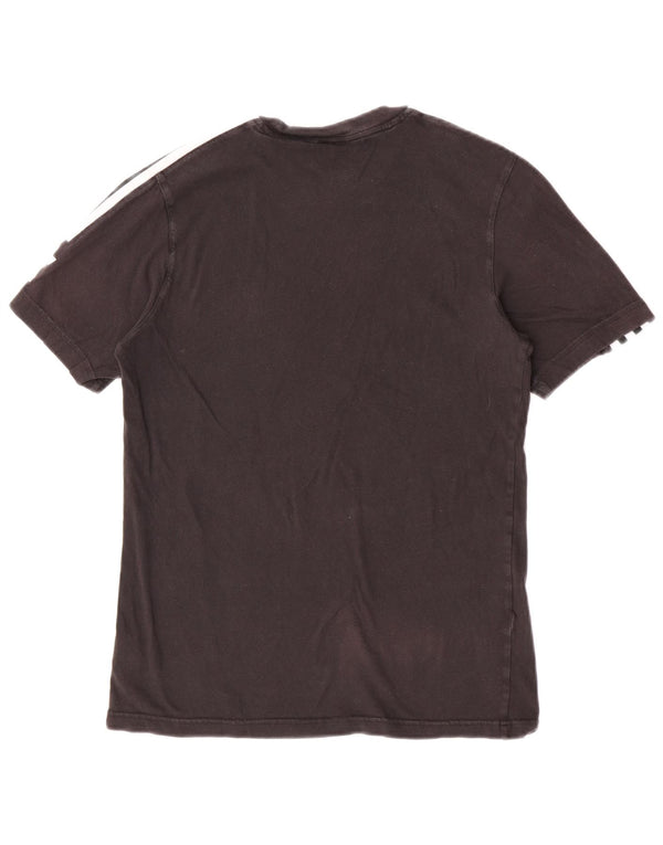 Adidas T-shirt à manches courtes pour homme XS Noir Coton Sports