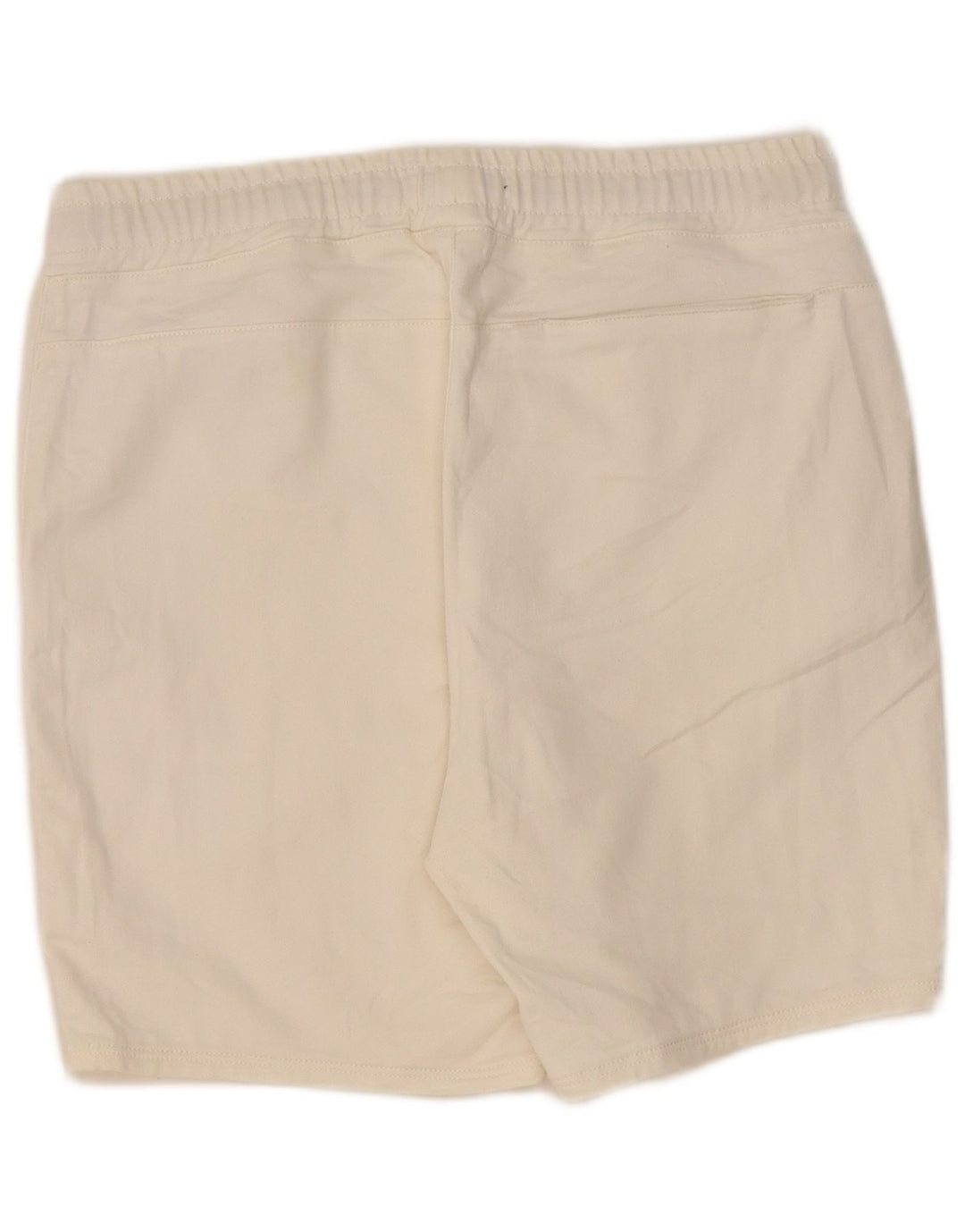 Zara Short de sport pour homme en coton blanc cassé