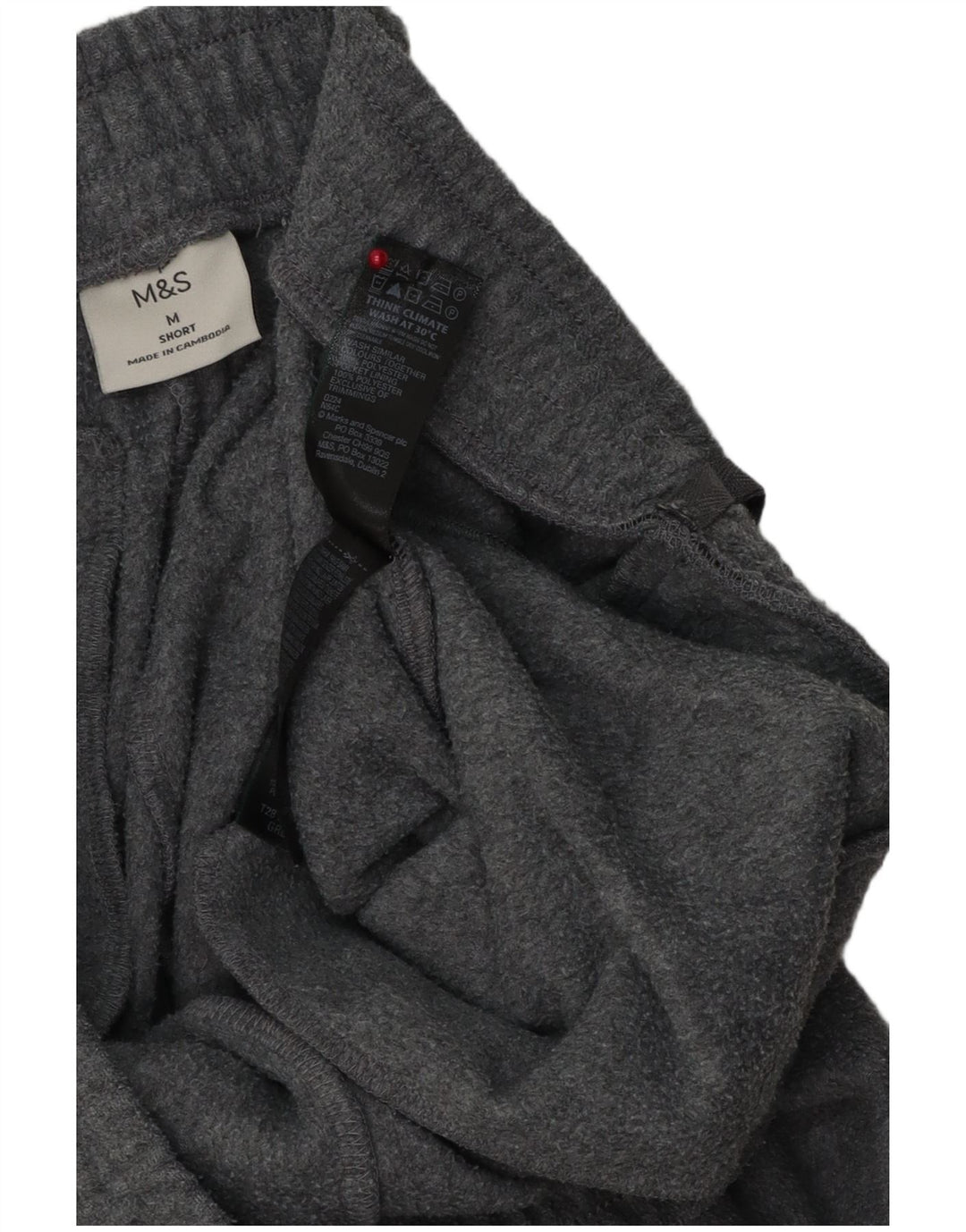 Marks & Spencer Pantalon de survêtement en polaire pour femme UK 12 Gris moyen