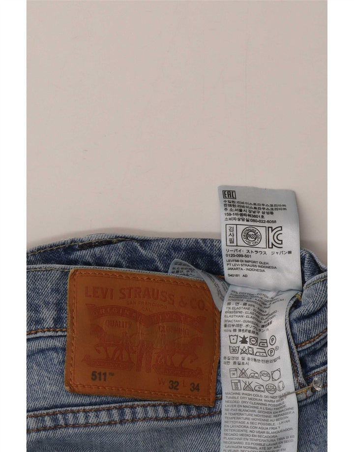 Levi's Jean Slim 511 Homme W32 L28 Bleu Coton