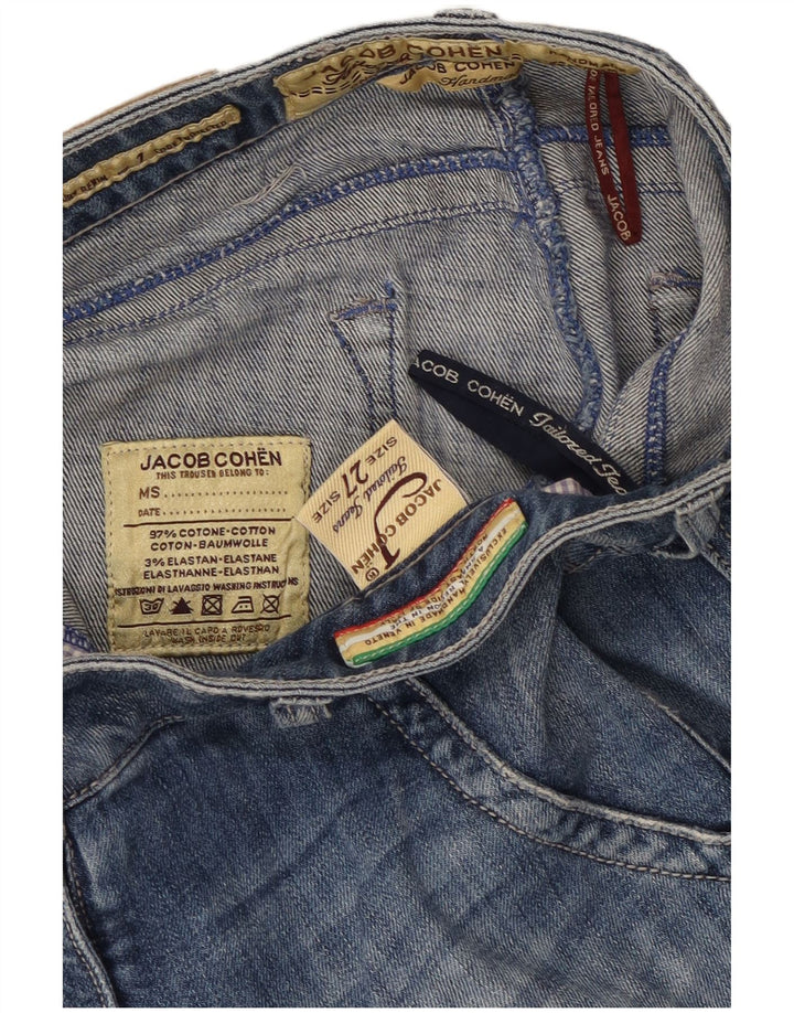 Jacob Cohen Jean droit femme W27 L28 bleu coton