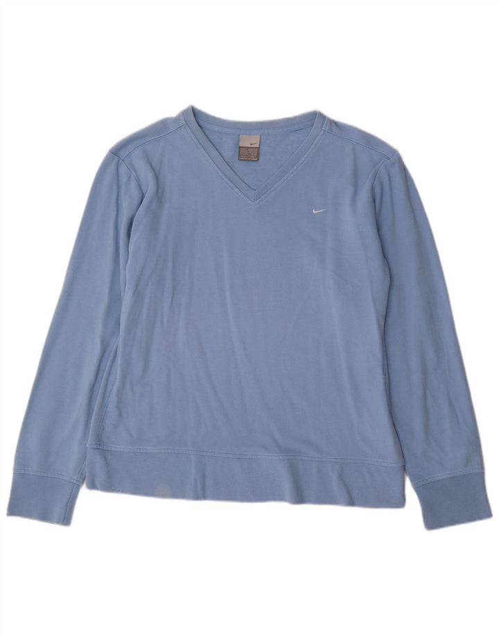 Nike Sweat-shirt pour femme UK 14/16 Grand Bleu