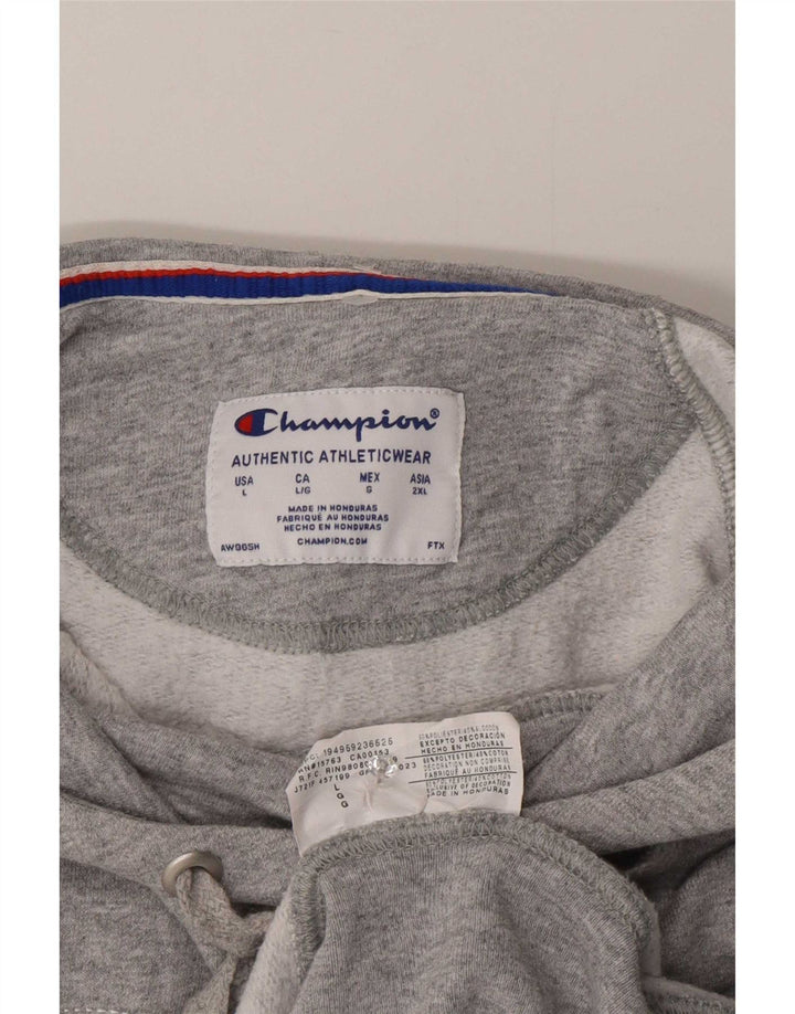 Champion Pull à capuche pour femme UK 16 Large Gris Polyester