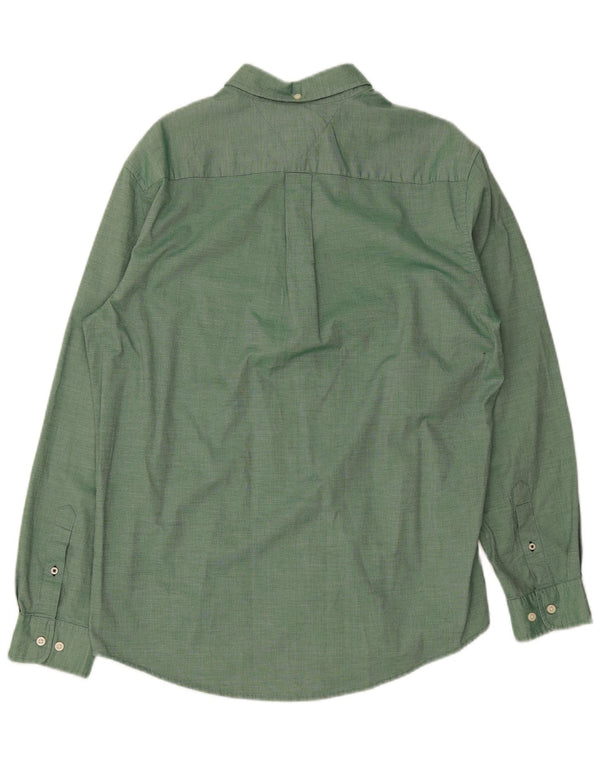 Tommy Hilfiger Chemise coupe classique pour homme en coton vert grand