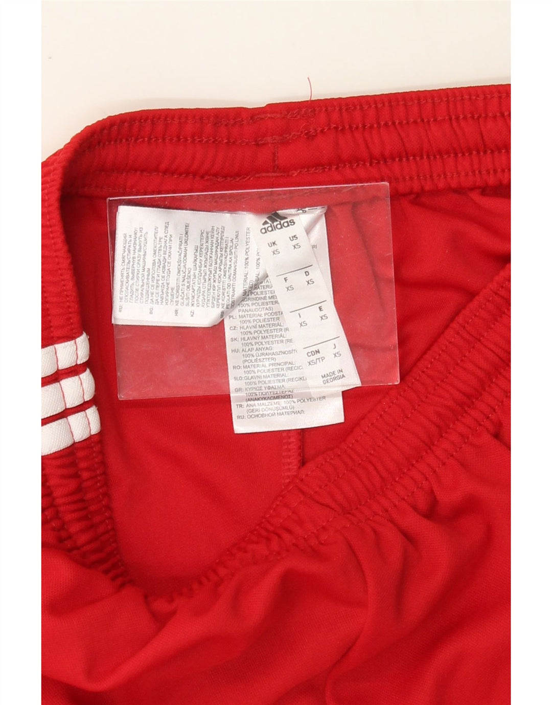 ADIDAS Mens Aeroready Sport Shorts XS  Red Polyester Vintage Adidas and Second-Hand Adidas from Messina Hembry 