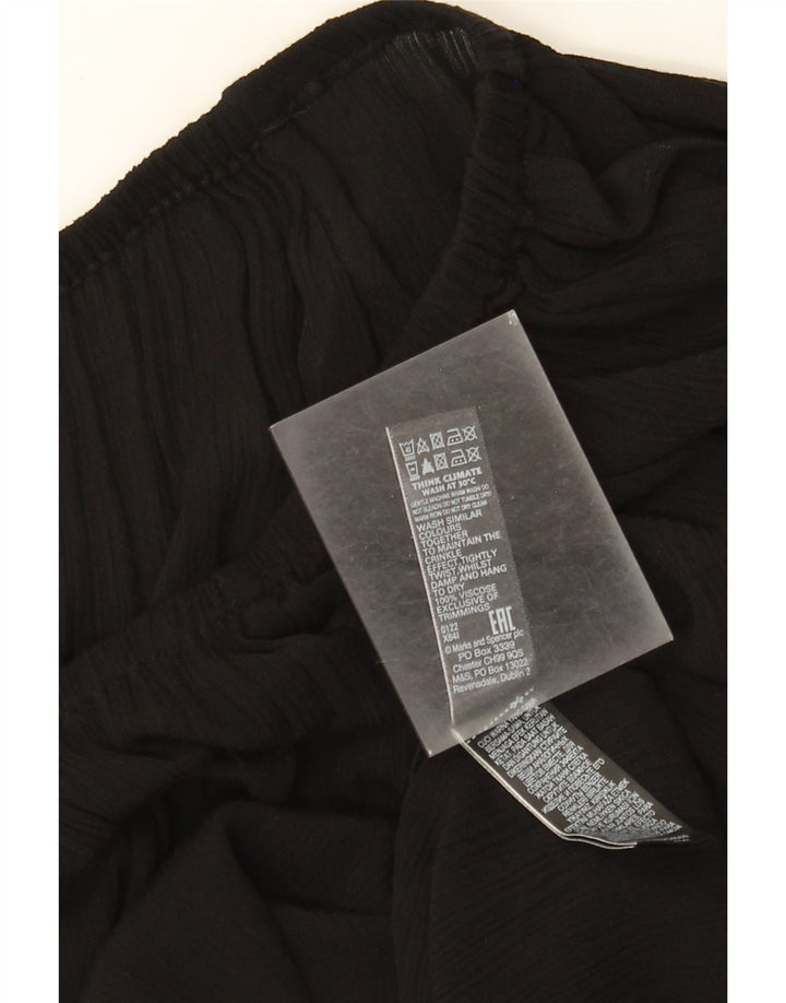 Marks & Spencer Robe droite pour femme UK 44 Large Viscose noire