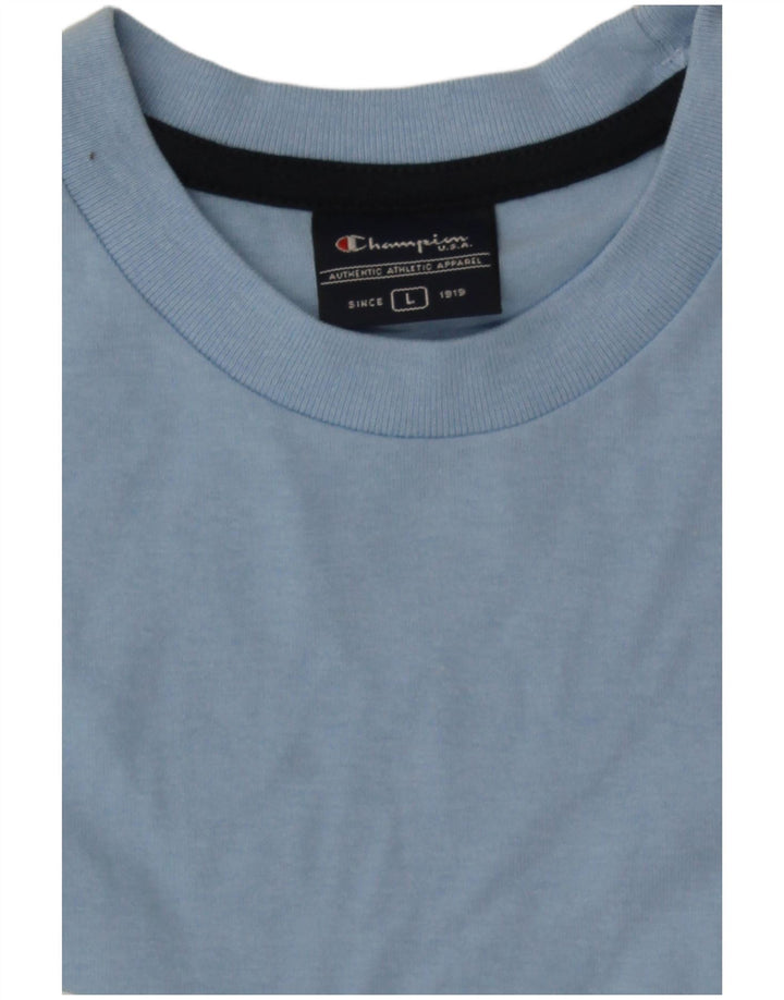 Champion T-Shirt Graphique Homme Grand Bleu