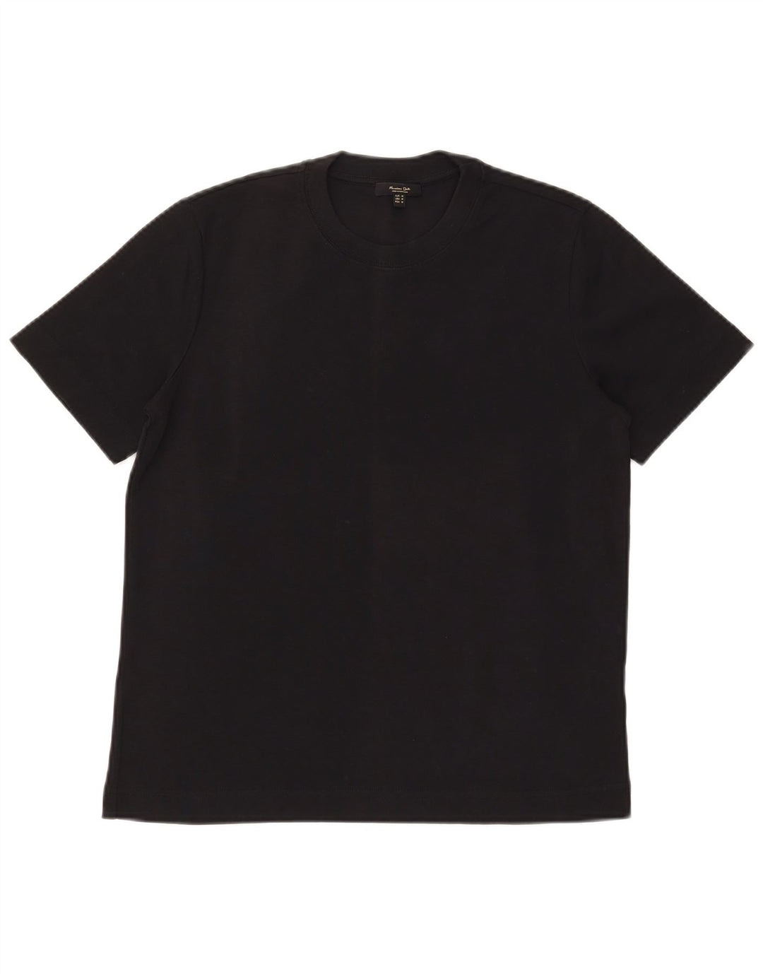MASSIMO DUTTI T-Shirt Homme Noir Moyen